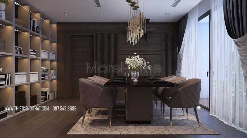 Thiết kế nội thất chung cư Vinhomes Metropolis Liễu Giai - Chị Ngọc